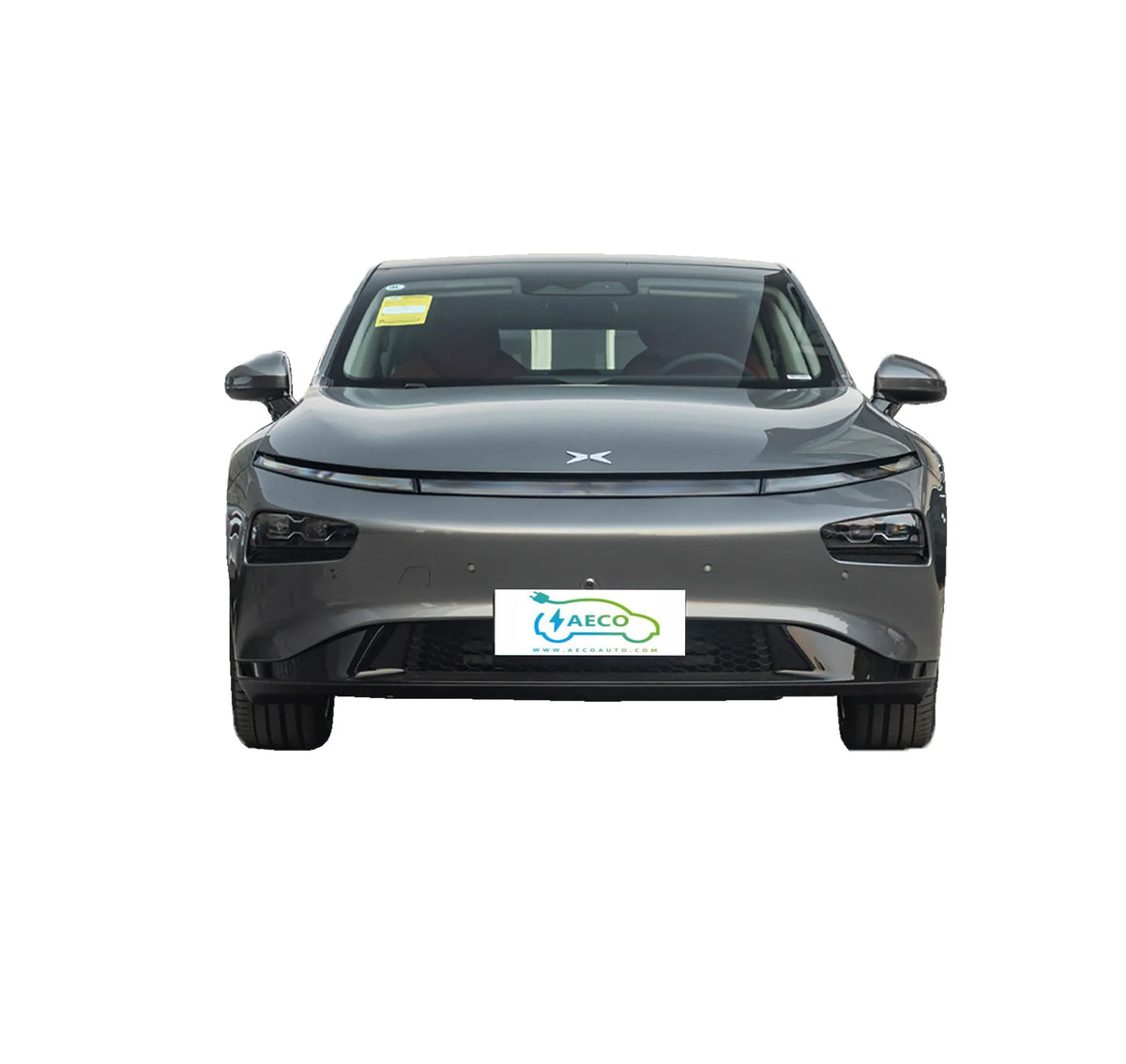 Gray Xpeng P7 670n+ Electric Car