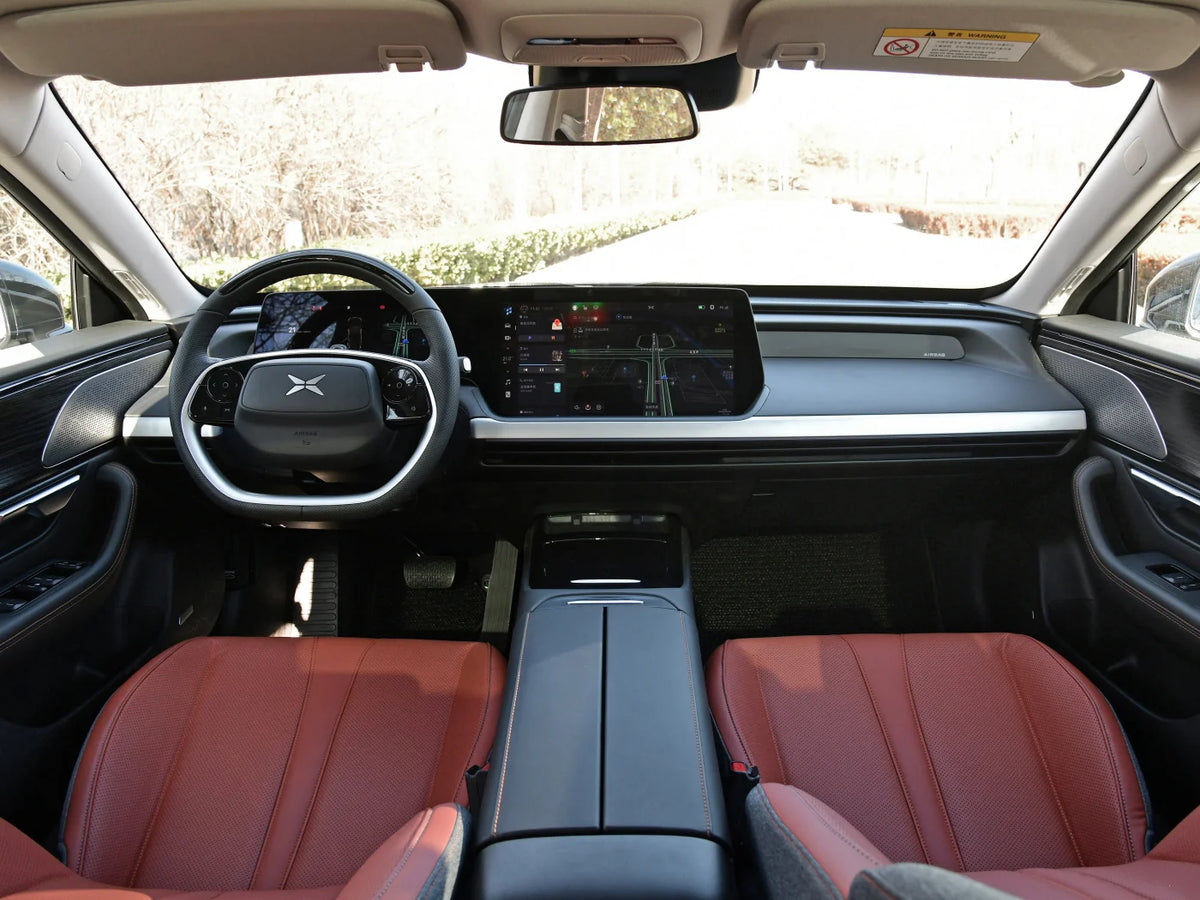 Gray Xpeng P7 670n+ Electric Car