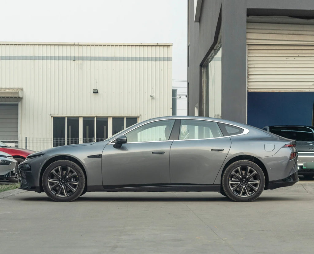 Gray Xpeng P7 670n+ Electric Car