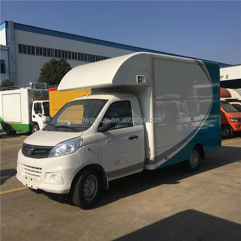 Mobile Barbecue Fast Food Truck Multifunctional Small Dining Car