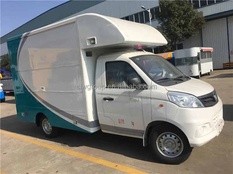 Mobile Barbecue Fast Food Truck Multifunctional Small Dining Car