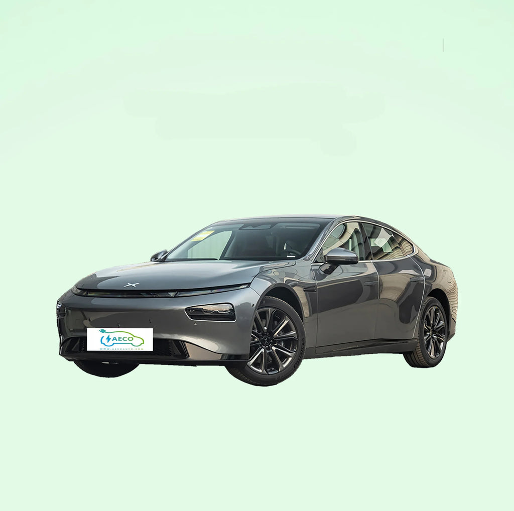 Gray Xpeng P7 670n+ Electric Car